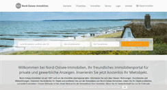 Desktop Screenshot of nord-ostsee-immobilien.de